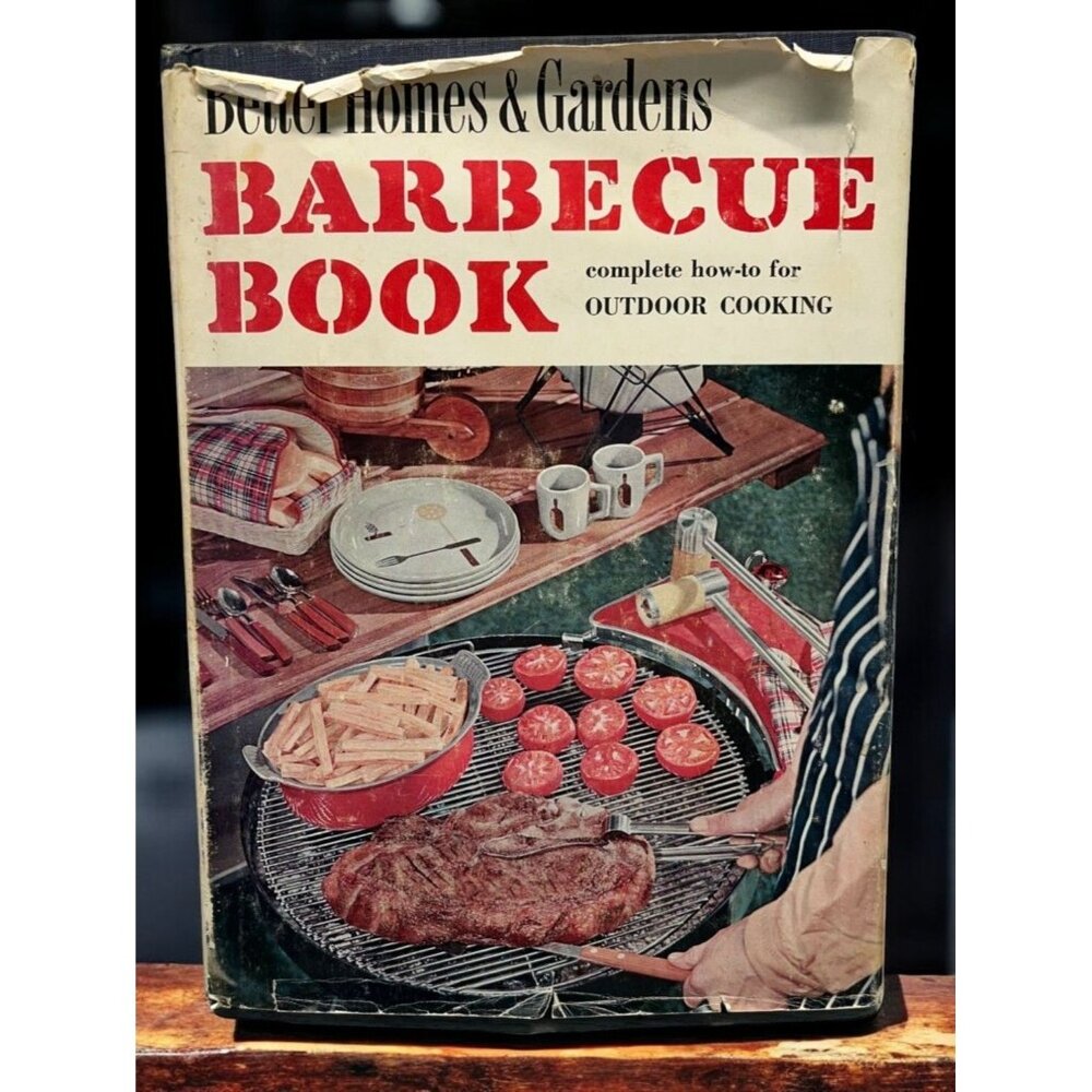 Vintage Better Homes & Gardens Barbecue Cookbook 1st Edition 1956 BBQ Recipes